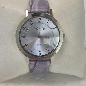 NFINITY Silver and Lavender Watch